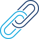 two-chain-links-connected